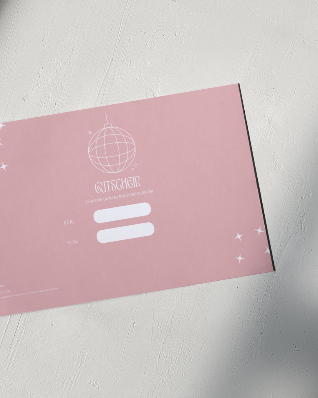 Digitaler Geschenkgutschein